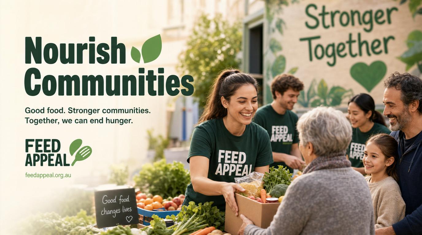 Healthy, nutritious meal served to people in need at a community hub