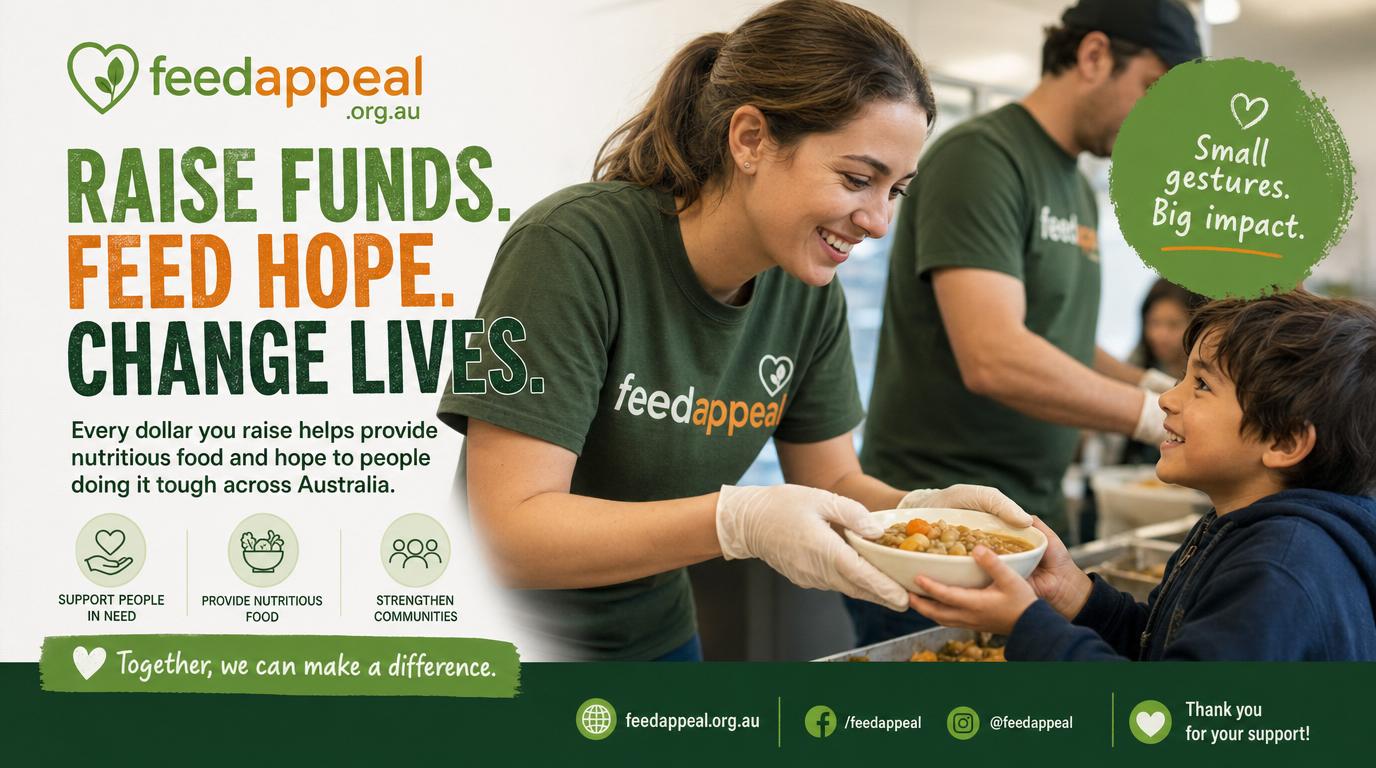 Volunteers collecting donations for Australian food relief campaigns